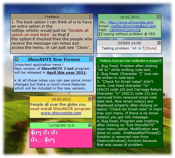 ShixxNOTE 6.net screenshot