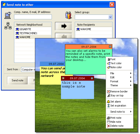Screenshot of ShixxNOTE 6.net