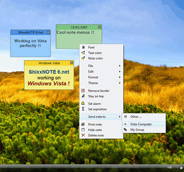 Note menu example. Click to see real size picture.