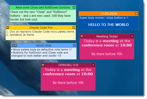 ShixxNOTE default note theme colors