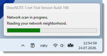 ShixxNOTE program scans the local network