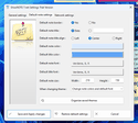 ShixxNOTE default note settings tab with colors, fonts and note size